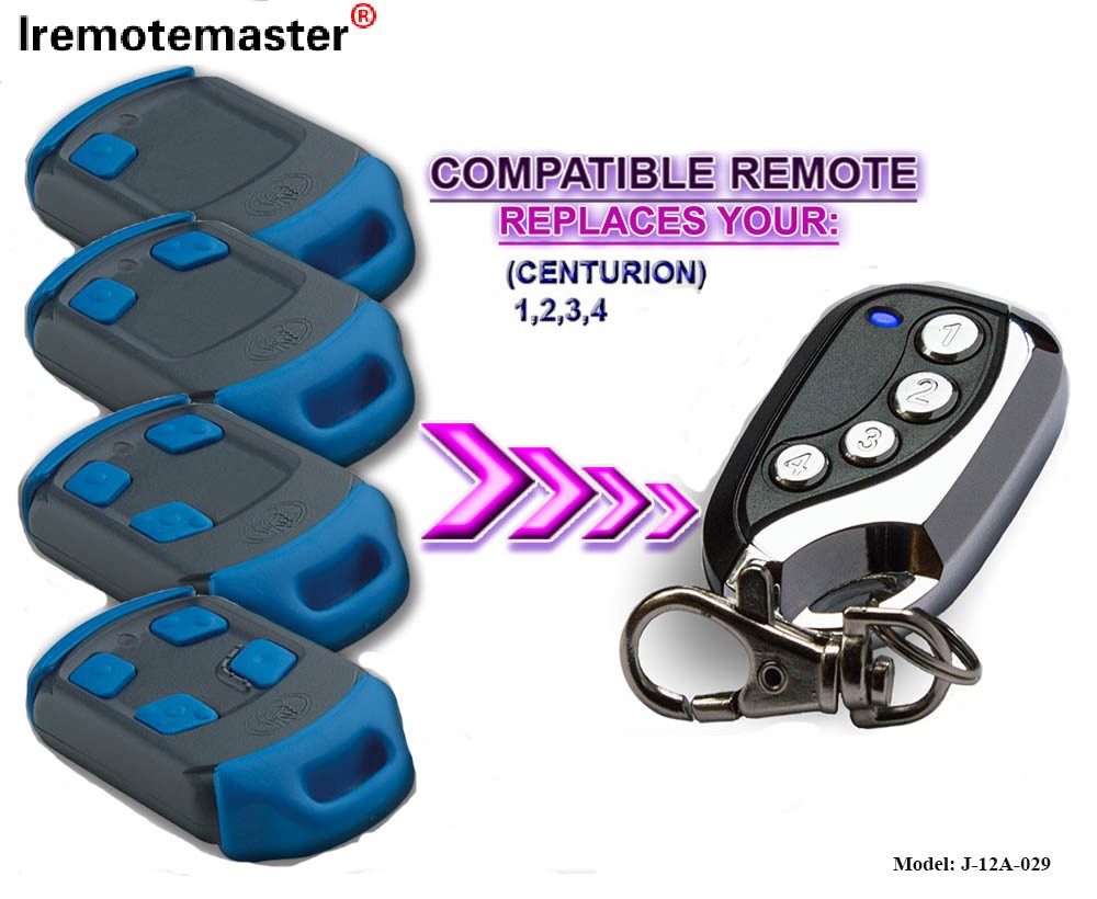 Vir afstandbeheervervanging 433.92MHz Rolling Code Garage Door Opener Command Sender